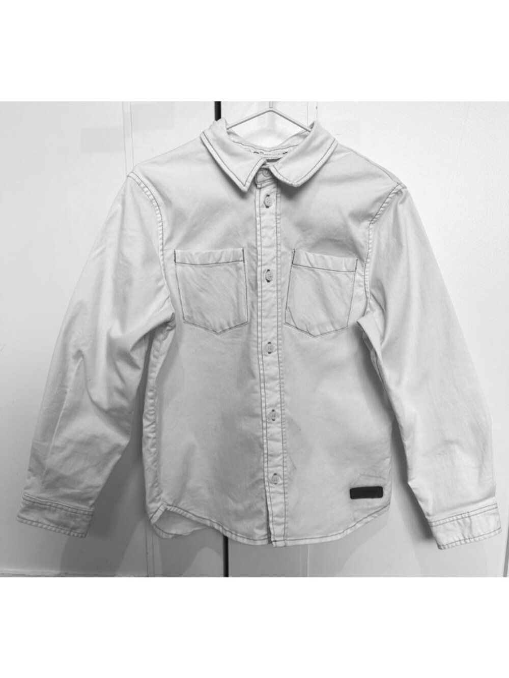 Bonpoint Boys light blue denim shirt size 8